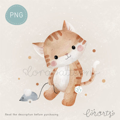 [Clipart PNG] Cute Little Cat