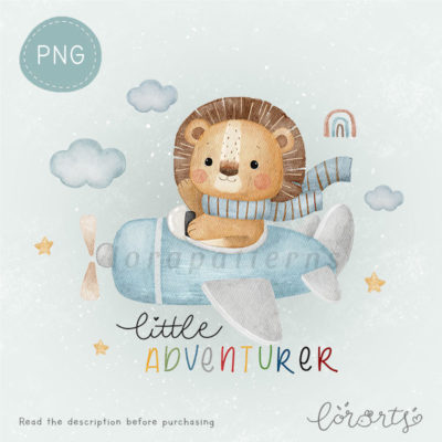 [Clipart PNG] Lion the Little Adventurer