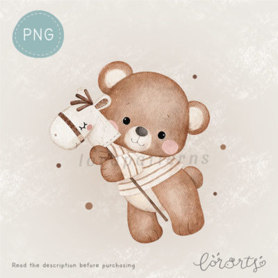[Clipart PNG] Playful Teddy
