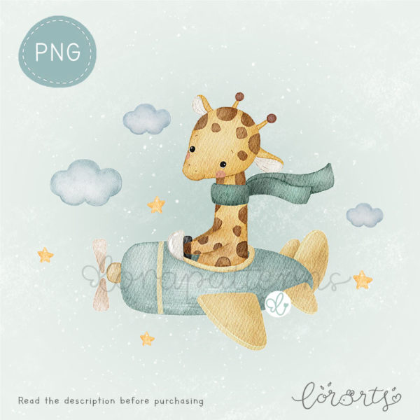 [Clipart PNG] Safari Sky Adventure - Image 2