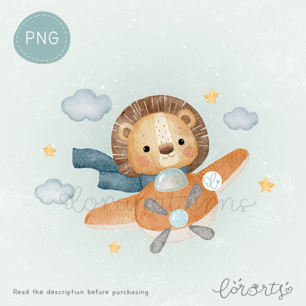 [Clipart PNG] Safari Sky Adventure - Image 4