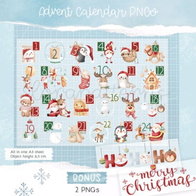 [Clipart PNG] Advent Calendar
