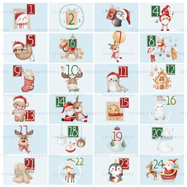 [Clipart PNG] Advent Calendar - Image 4