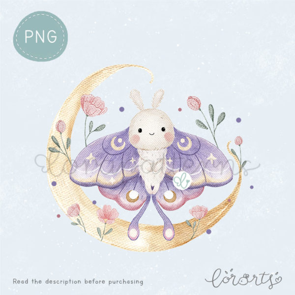 [Clipart PNG] Luna Moth - Image 3