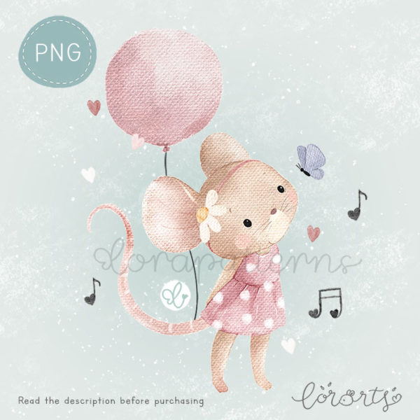 [Clipart PNG] Playful Mouse - Image 3