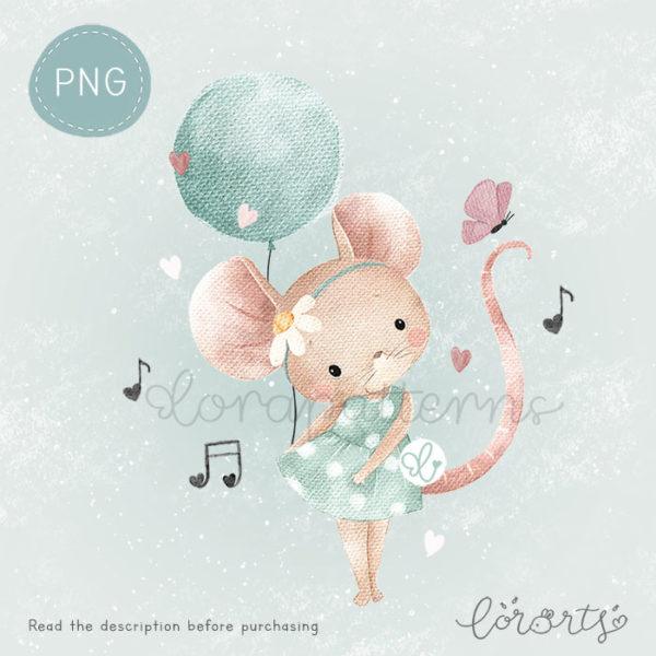 [Clipart PNG] Playful Mouse - Image 5