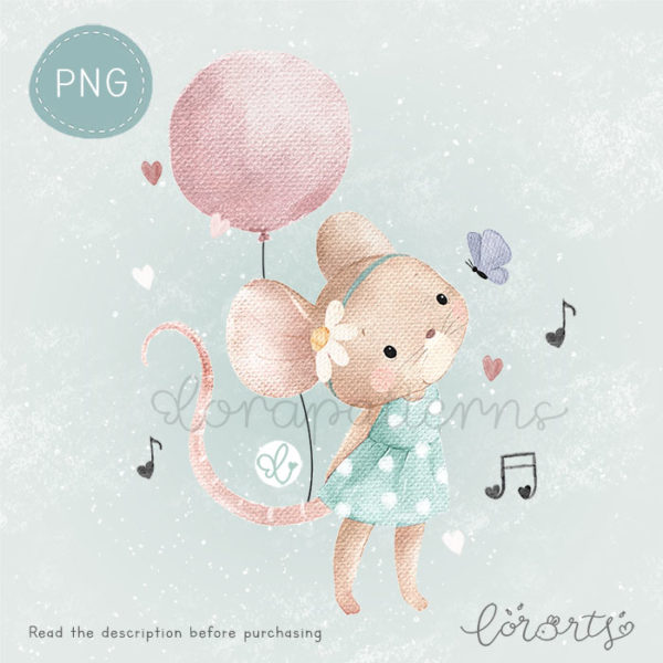 [Clipart PNG] Playful Mouse - Image 4