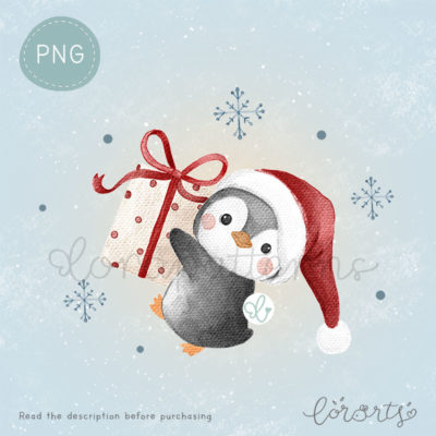 [Clipart PNG] Penguin Delivery
