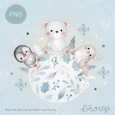 [Clipart PNG] Winter World