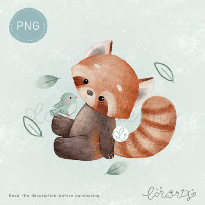 [Clipart PNG] Cute Red Panda
