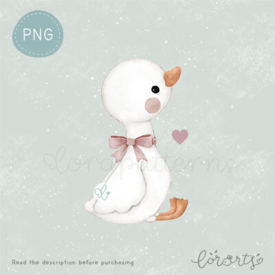 [Clipart PNG] Little Goose