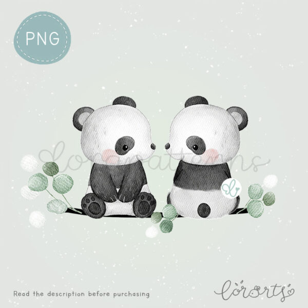 [Clipart PNG] Panda Happy Day - Image 4