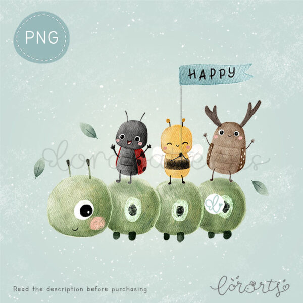 [Clipart PNG] Bug Bus