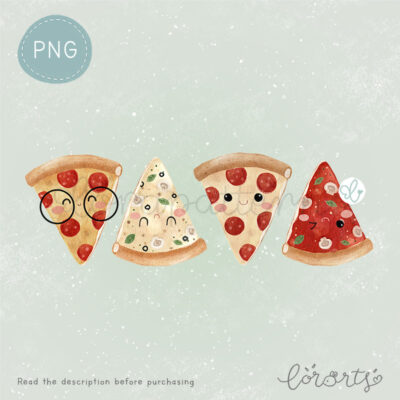 [Clipart PNG] Pizza Party