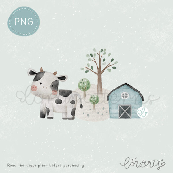 [Clipart PNG] Milk Farm - Image 3