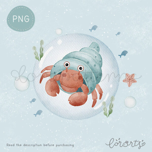 [Clipart PNG] Underwater Bubble Party - Image 3