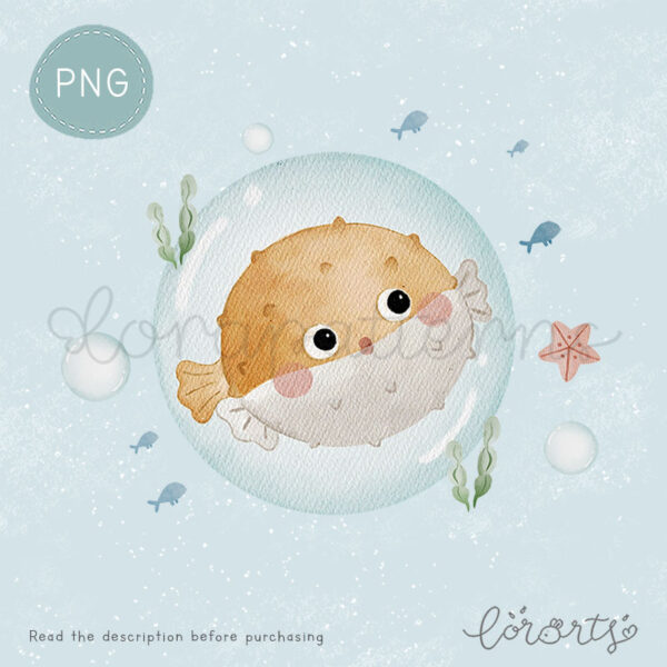 [Clipart PNG] Underwater Bubble Party - Image 2