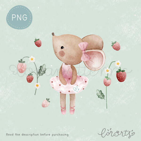 [Clipart PNG] Dancing in Strawberry Fields - Image 3