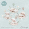 [Clipart PNG] Sheep on Clouds