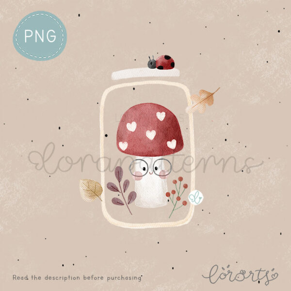 [Clipart PNG] Mushroom Collection - Image 4