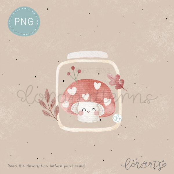 [Clipart PNG] Mushroom Collection - Image 3