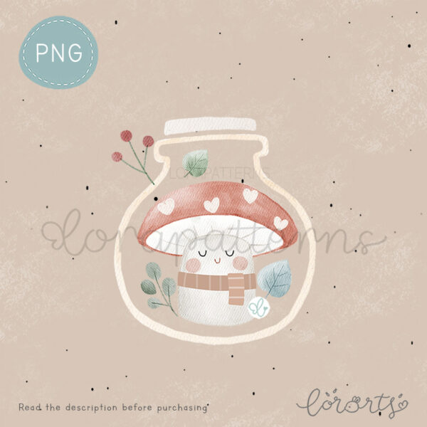 [Clipart PNG] Mushroom Collection - Image 5