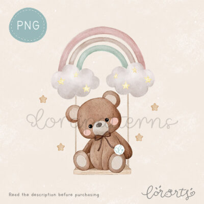 [Clipart PNG] Little Bear's Sky World