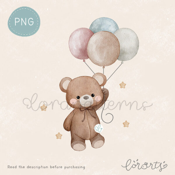 [Clipart PNG] Little Bear's Sky World - Image 3