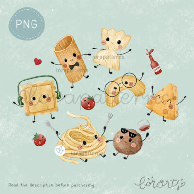 [Clipart PNG] Pasta Party