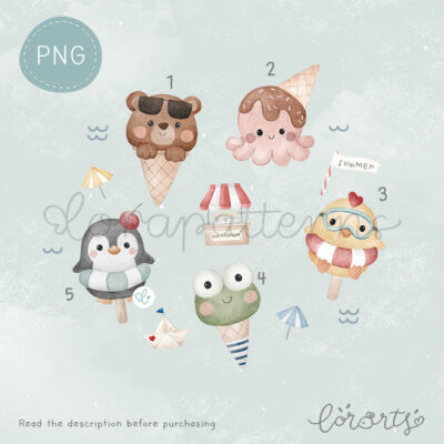 [Clipart PNG] Cool Summer