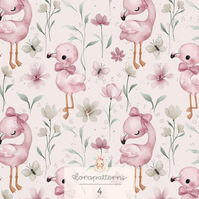 [Exclusive] Floral Flamingo
