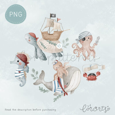 [Clipart PNG] Underwater Crew