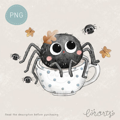 [Clipart PNG] Cozy Spider