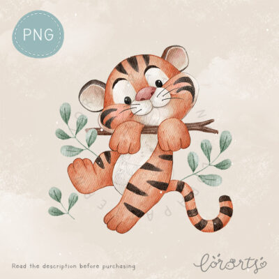 [Clipart PNG] Happy Tiger
