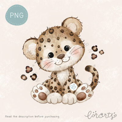 [Clipart PNG] Little Leopard