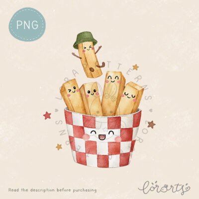 [Clipart PNG] Cool Fries