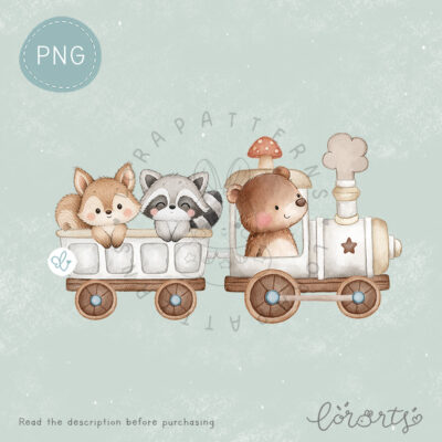 [Clipart PNG] Train To Woodland